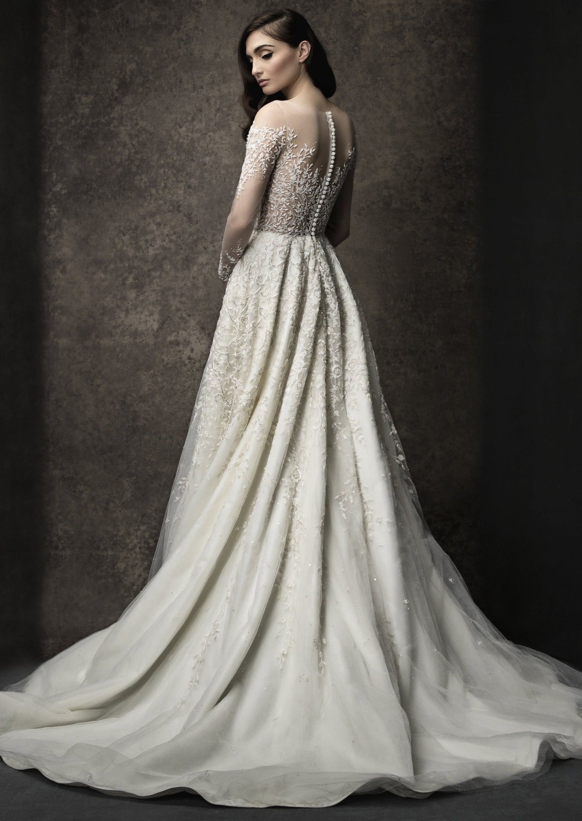 ES863 - Jenny (wholesale) beaded wedding dress Enaura bridal