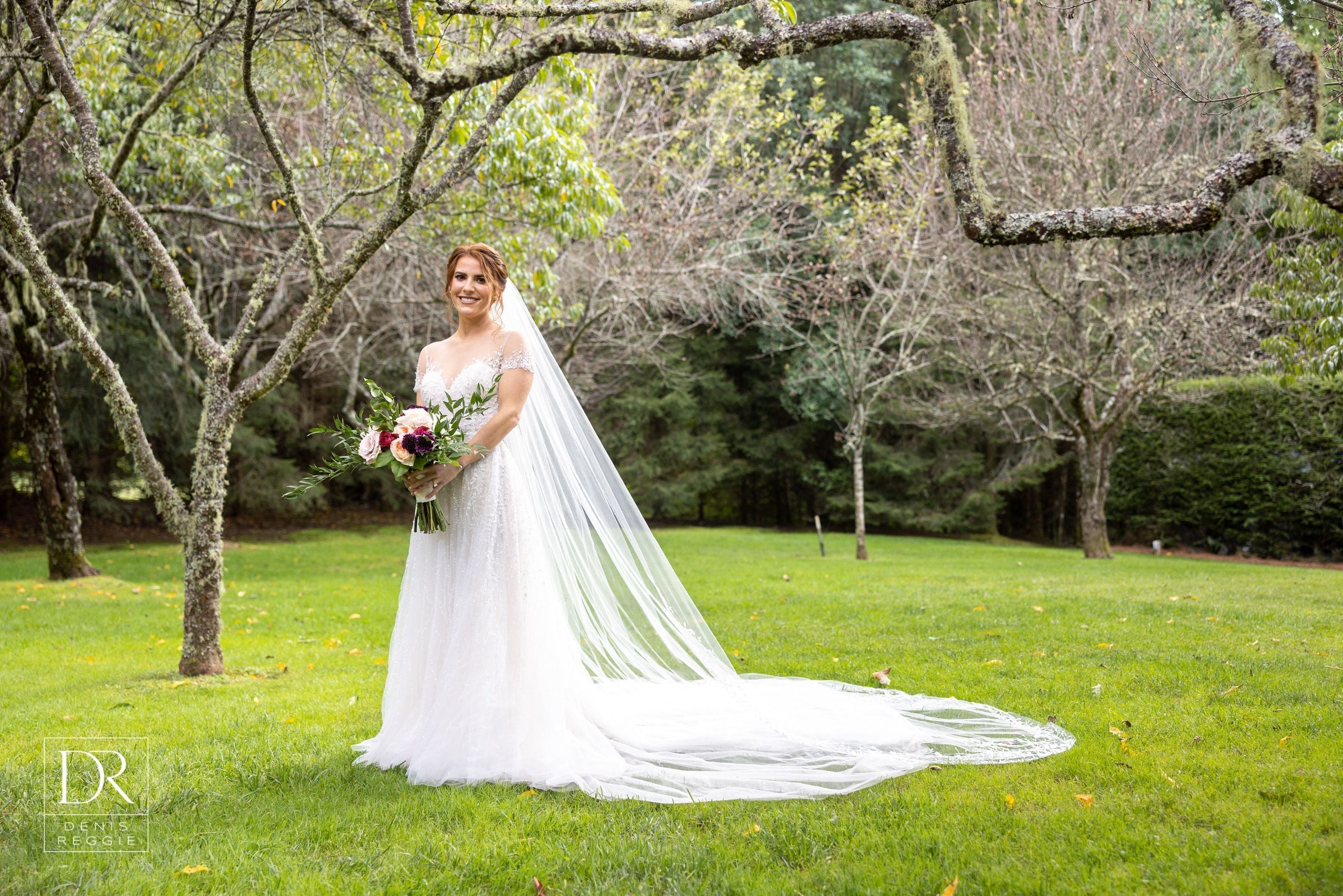 Hannah Wearing the Serena Gown