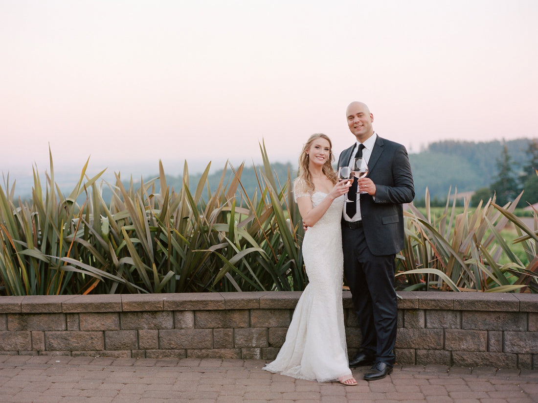 Lindsey Wearing the Rose Gown