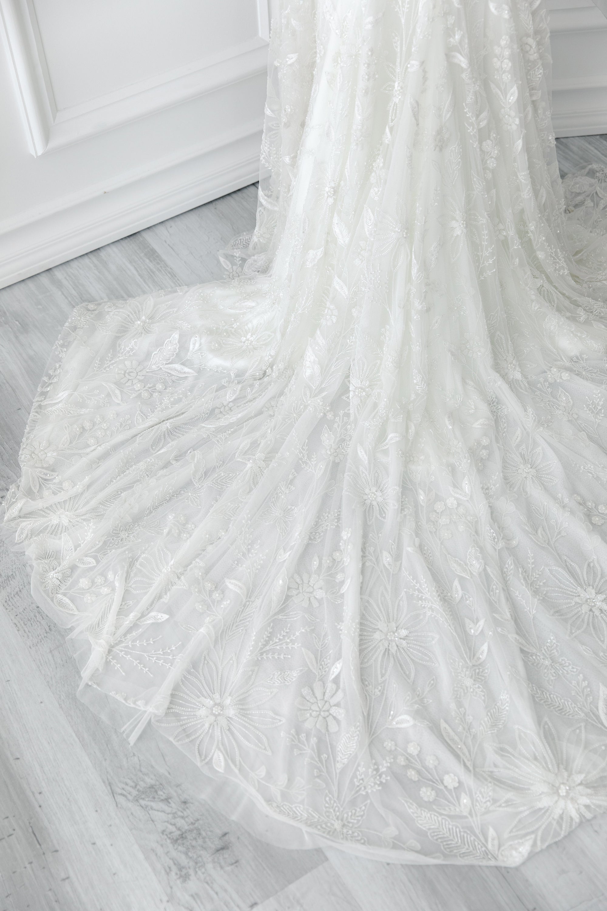 EF1056 - Gardenia beaded wedding dress Enaura bridal