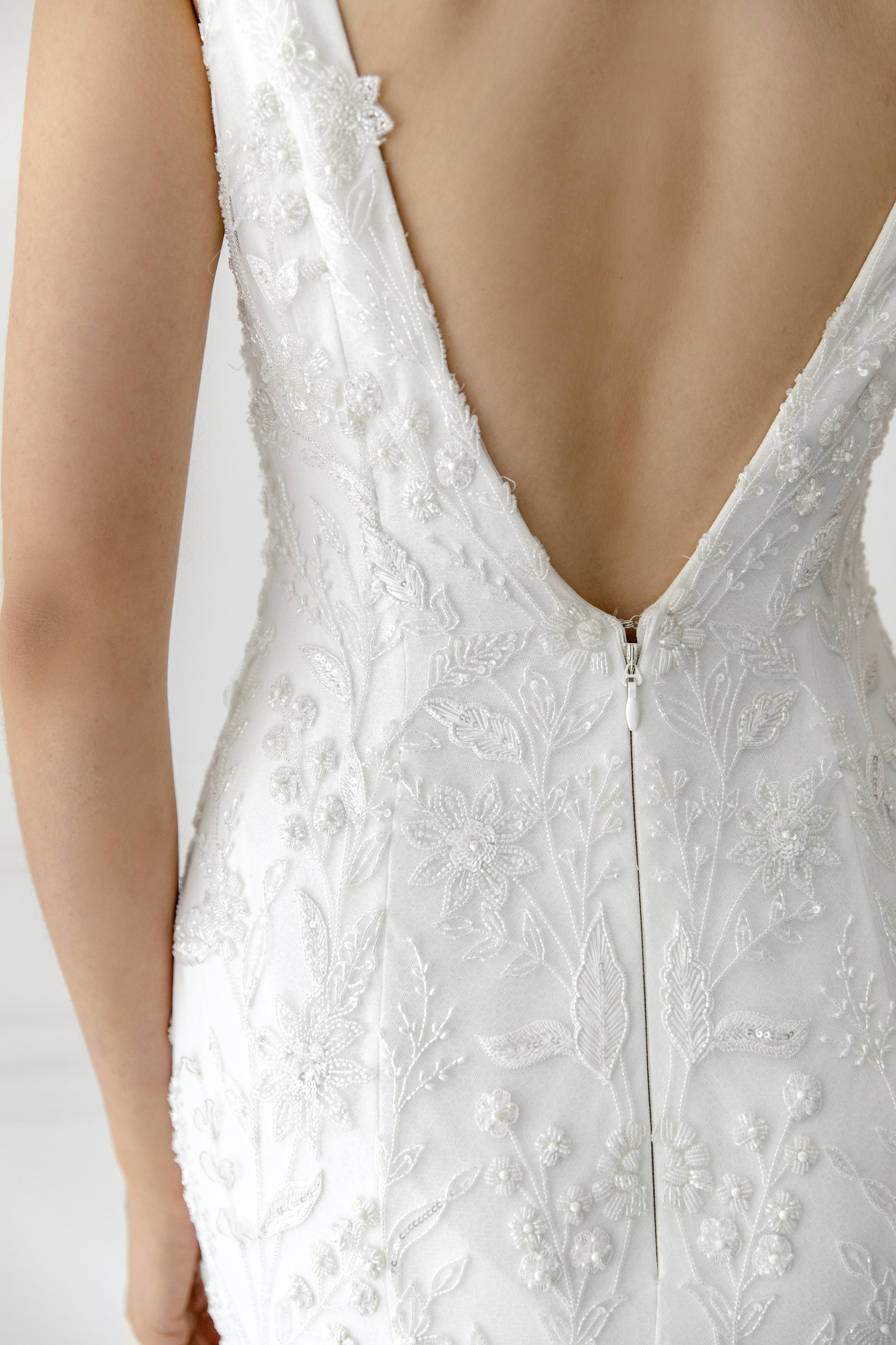 EF1056 - Gardenia beaded wedding dress Enaura bridal