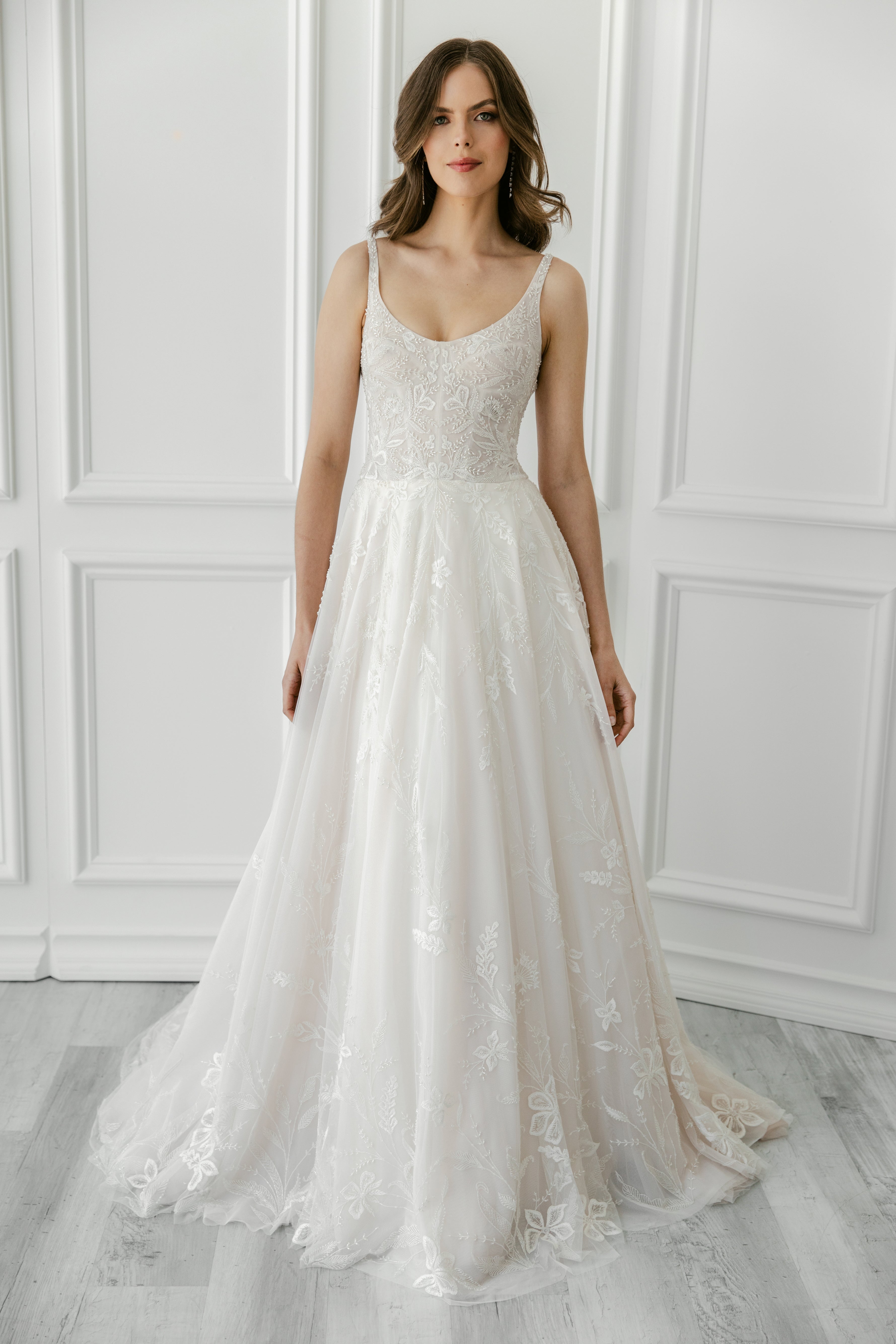 EF1057 - Wildflower beaded wedding dress Enaura bridal
