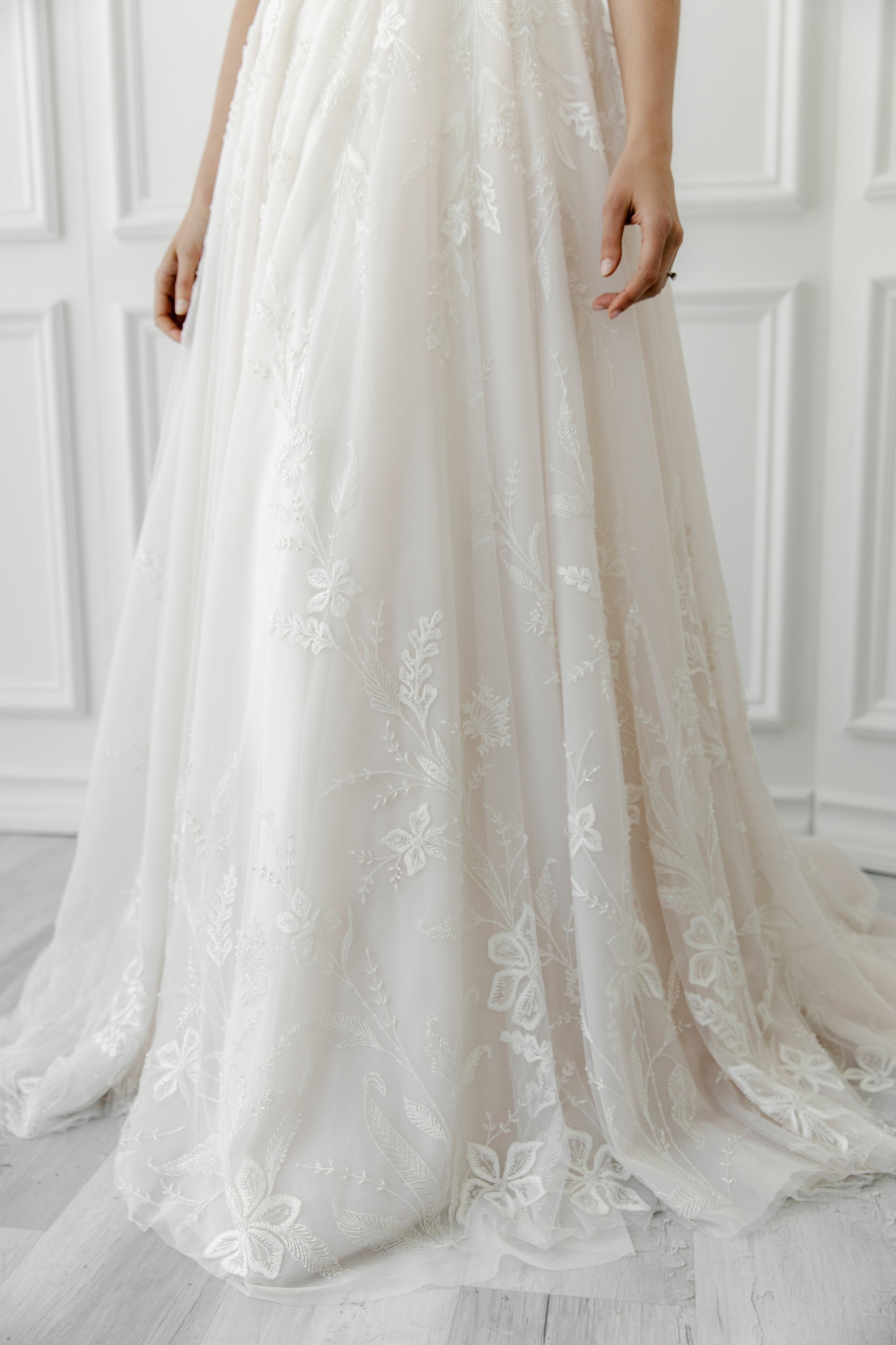 EF1057 - Wildflower beaded wedding dress Enaura bridal