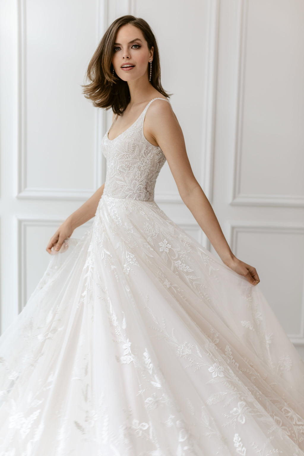 EF1057 - Wildflower beaded wedding dress Enaura bridal