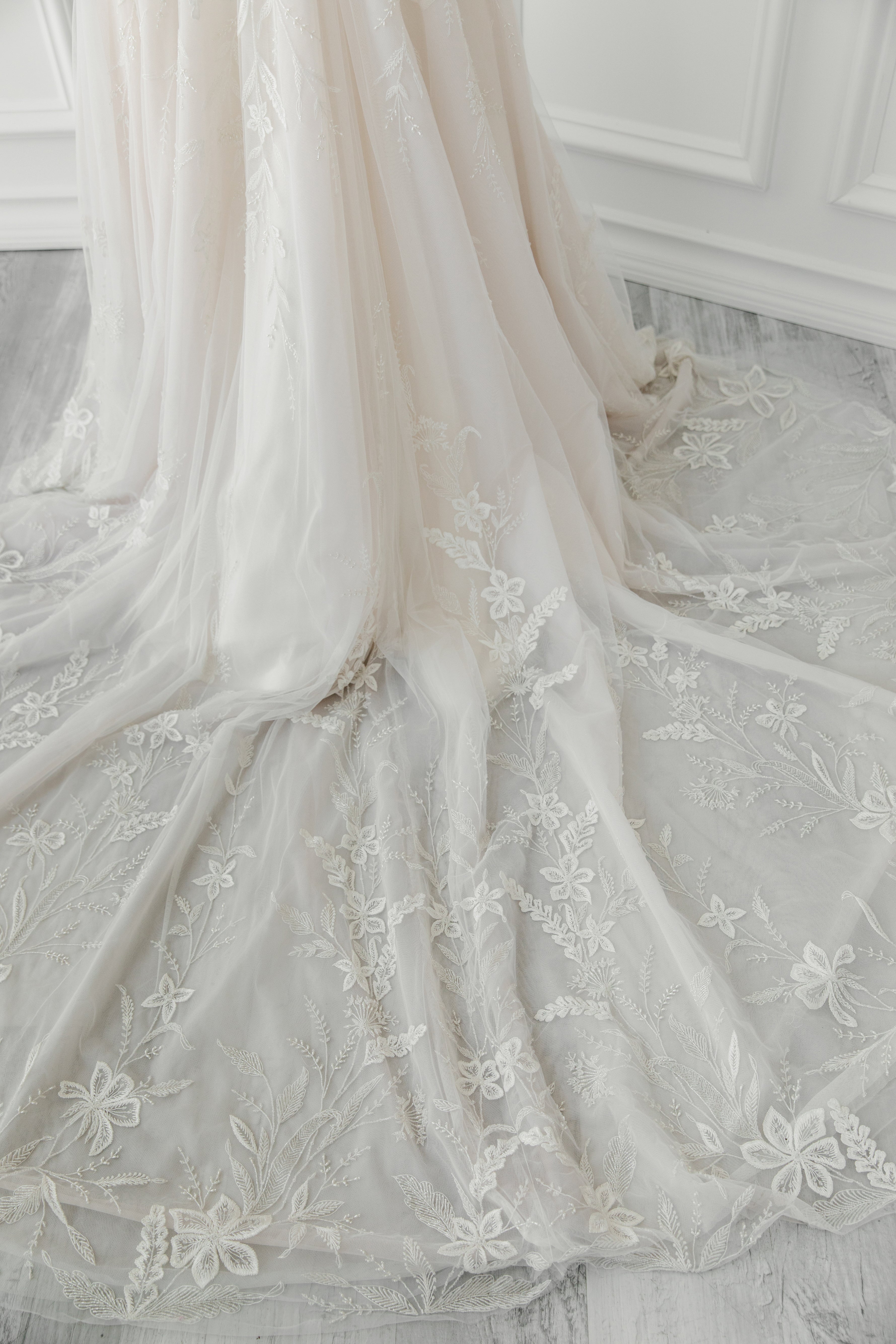 EF1057 - Wildflower beaded wedding dress Enaura bridal