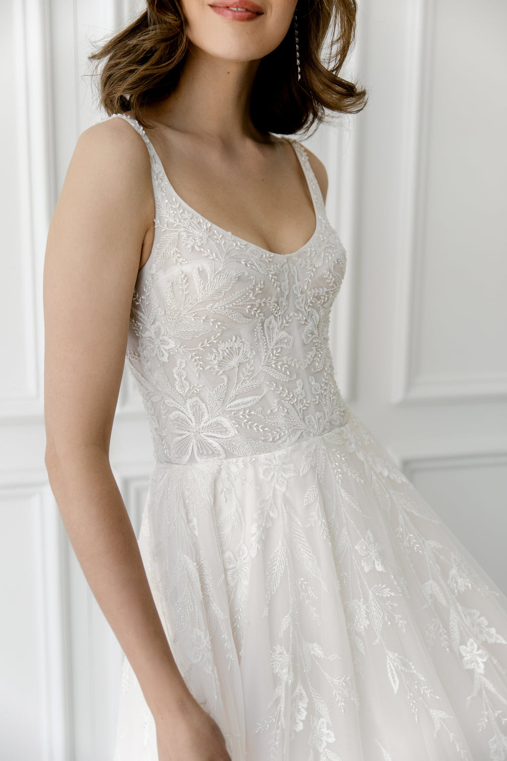 EF1057 - Wildflower beaded wedding dress Enaura bridal