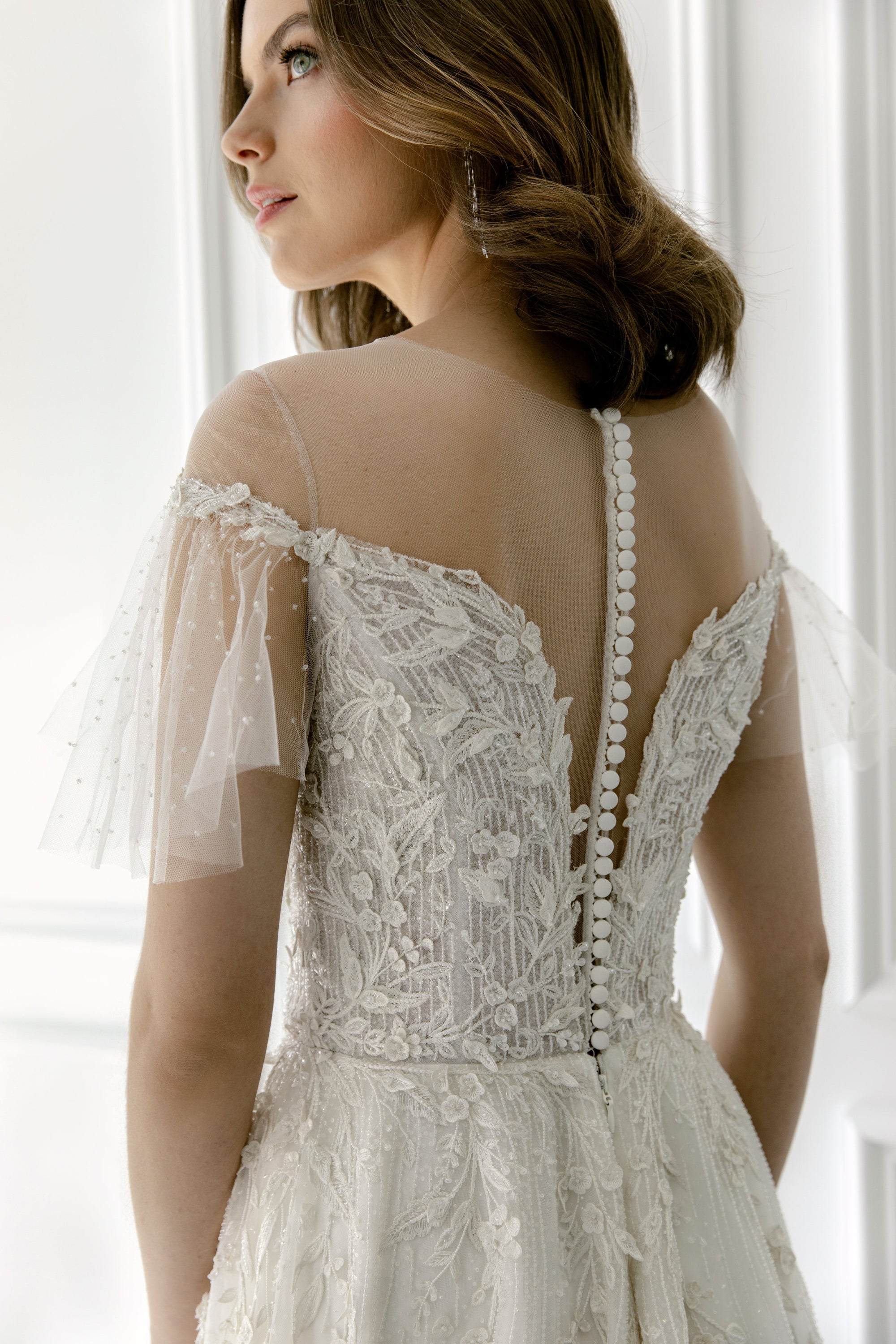 EF1058 - Viola beaded wedding dress Enaura bridal