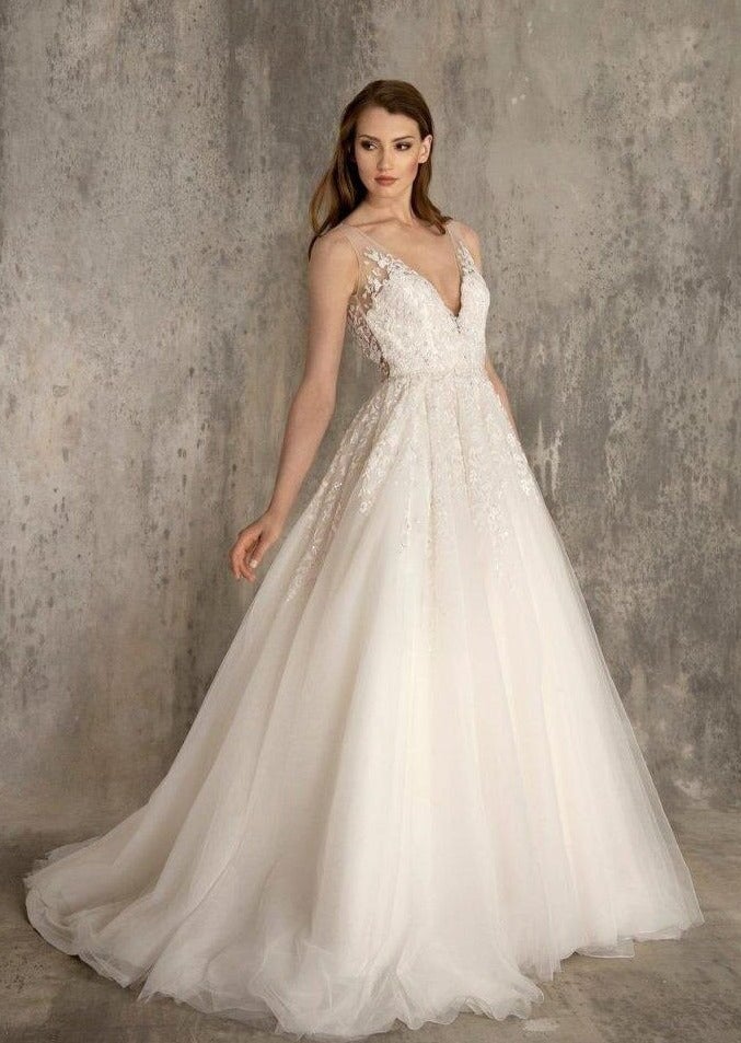 EF603 - Ella (wholesale) beaded wedding dress Enaura bridal