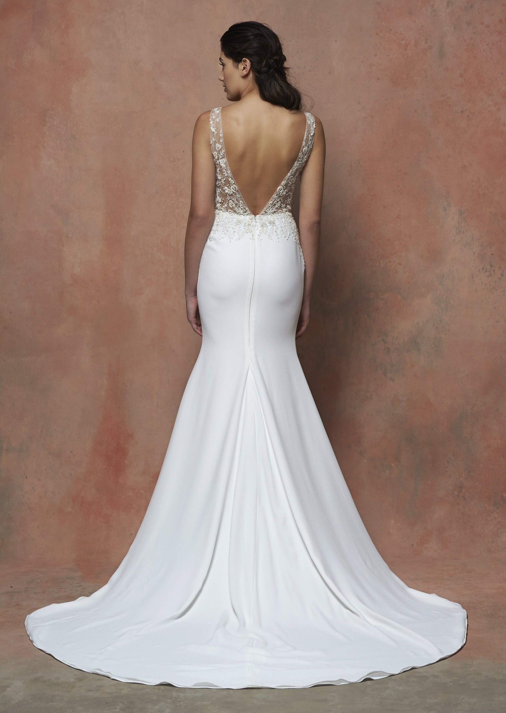 EF709 - Mae (wholesale) beaded wedding dress Enaura bridal