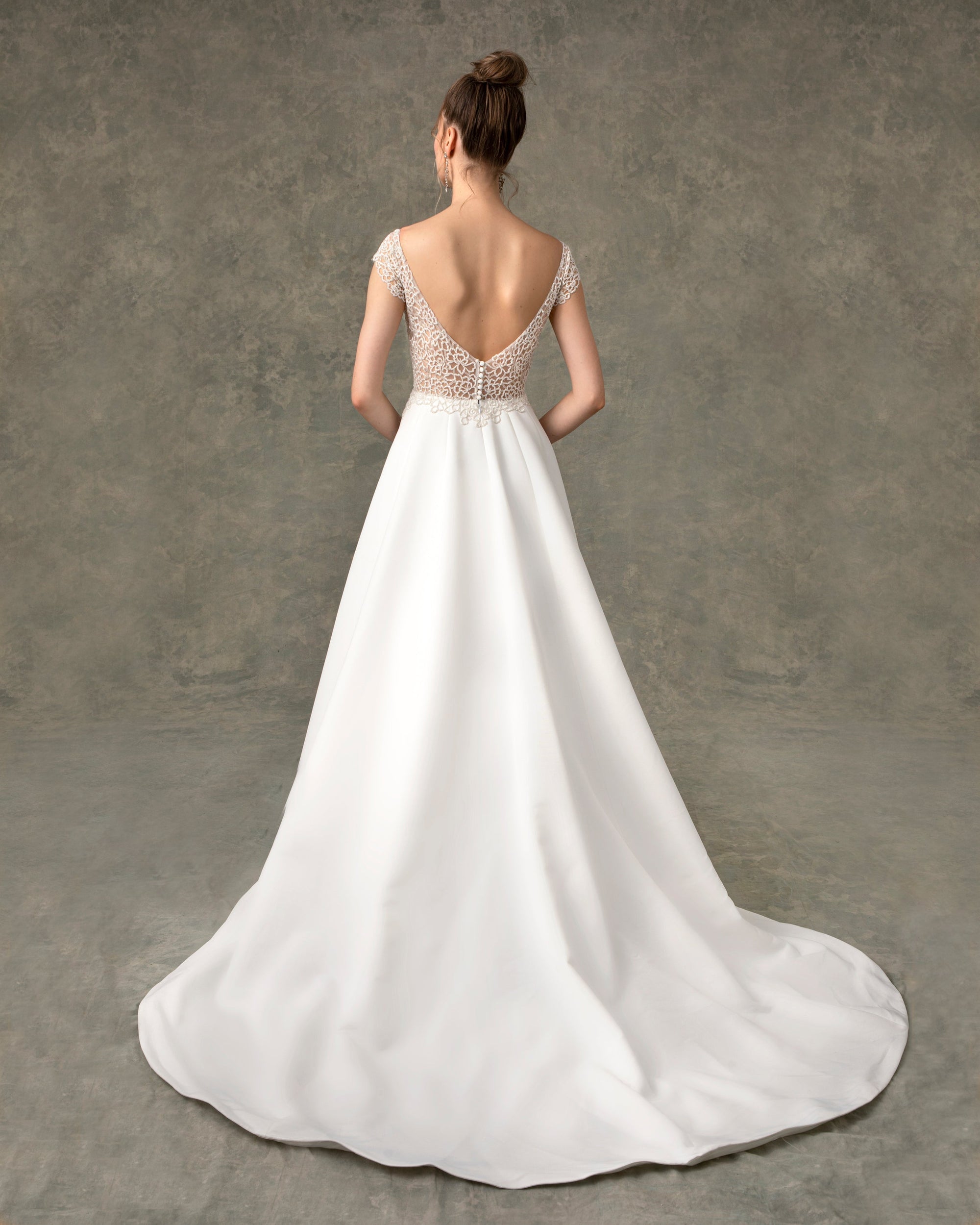 EF917 - Whitney (wholesale) beaded wedding dress Enaura bridal