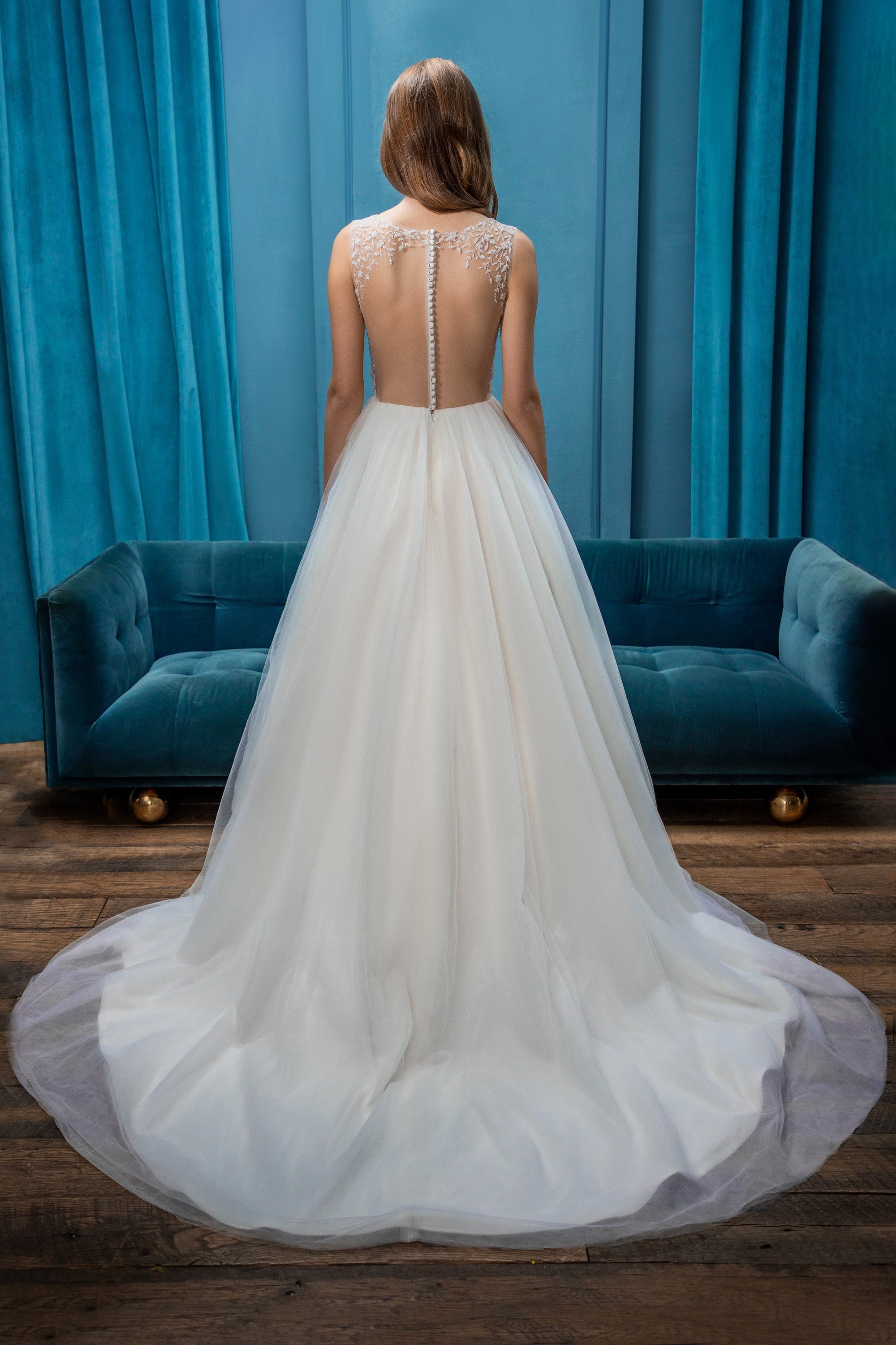EF950 - Jolin (wholesale) beaded wedding dress Enaura bridal