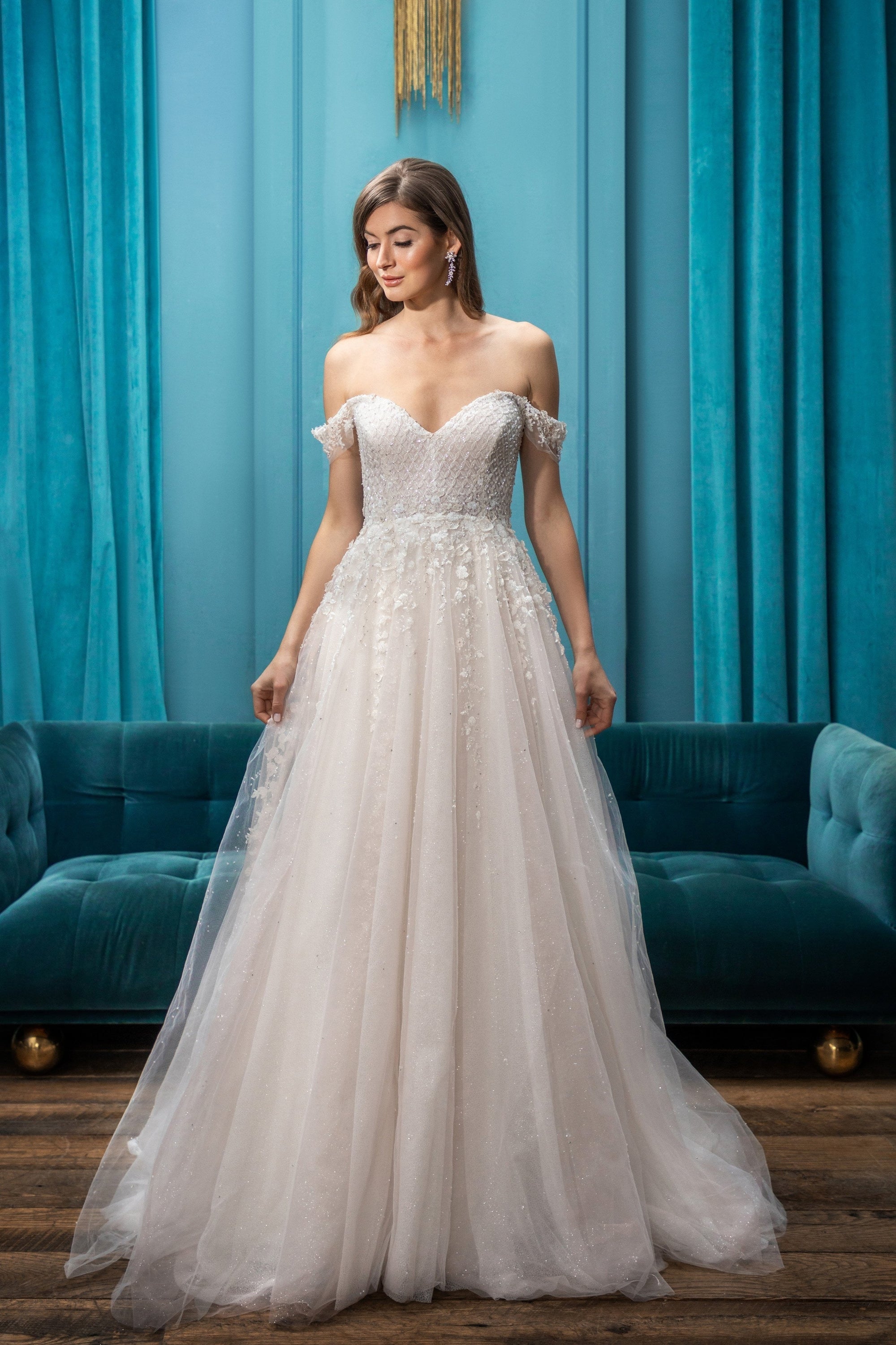 EF958 - Lori (wholesale) beaded wedding dress Enaura bridal