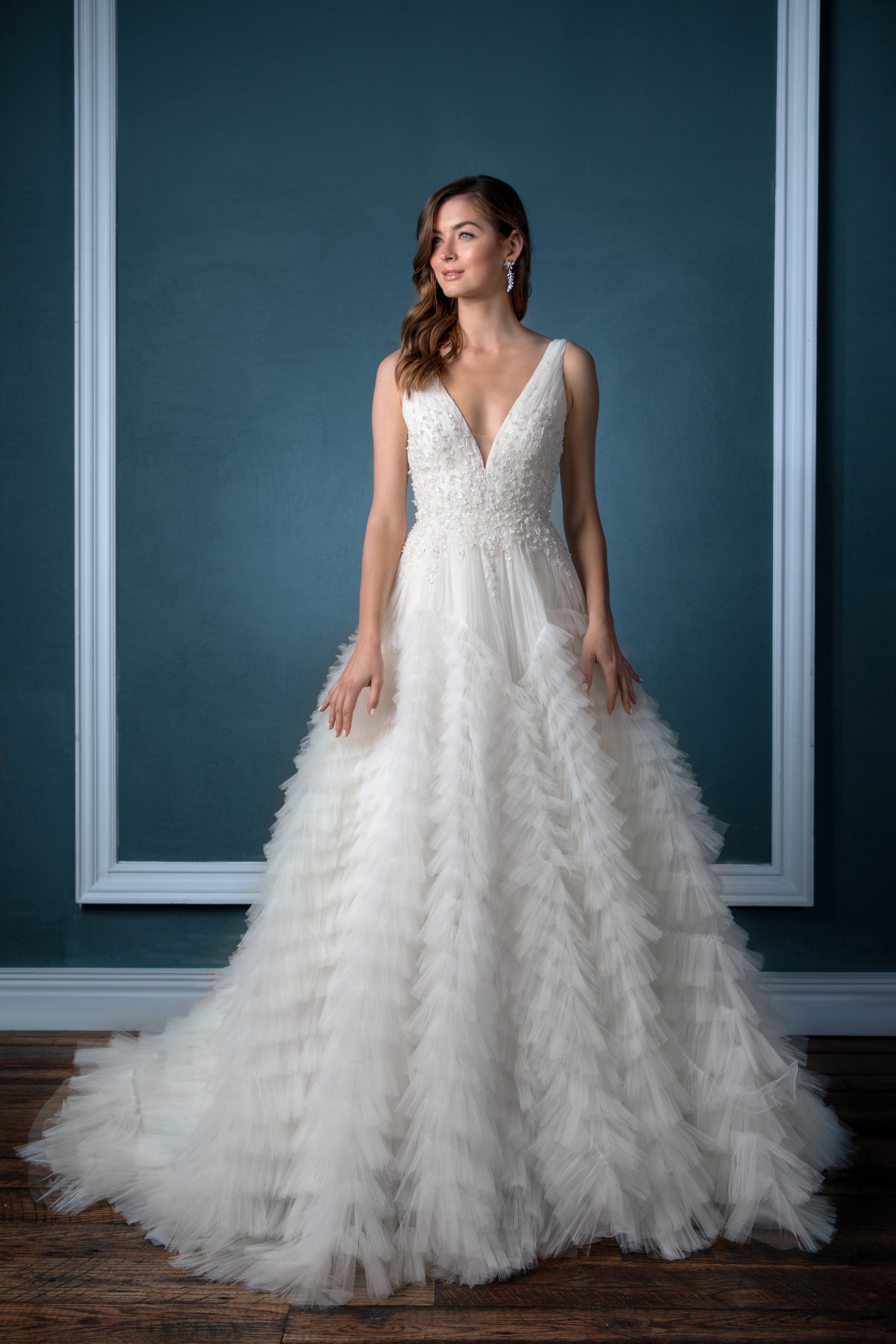EF968 - Dillon (wholesale) beaded wedding dress Enaura bridal
