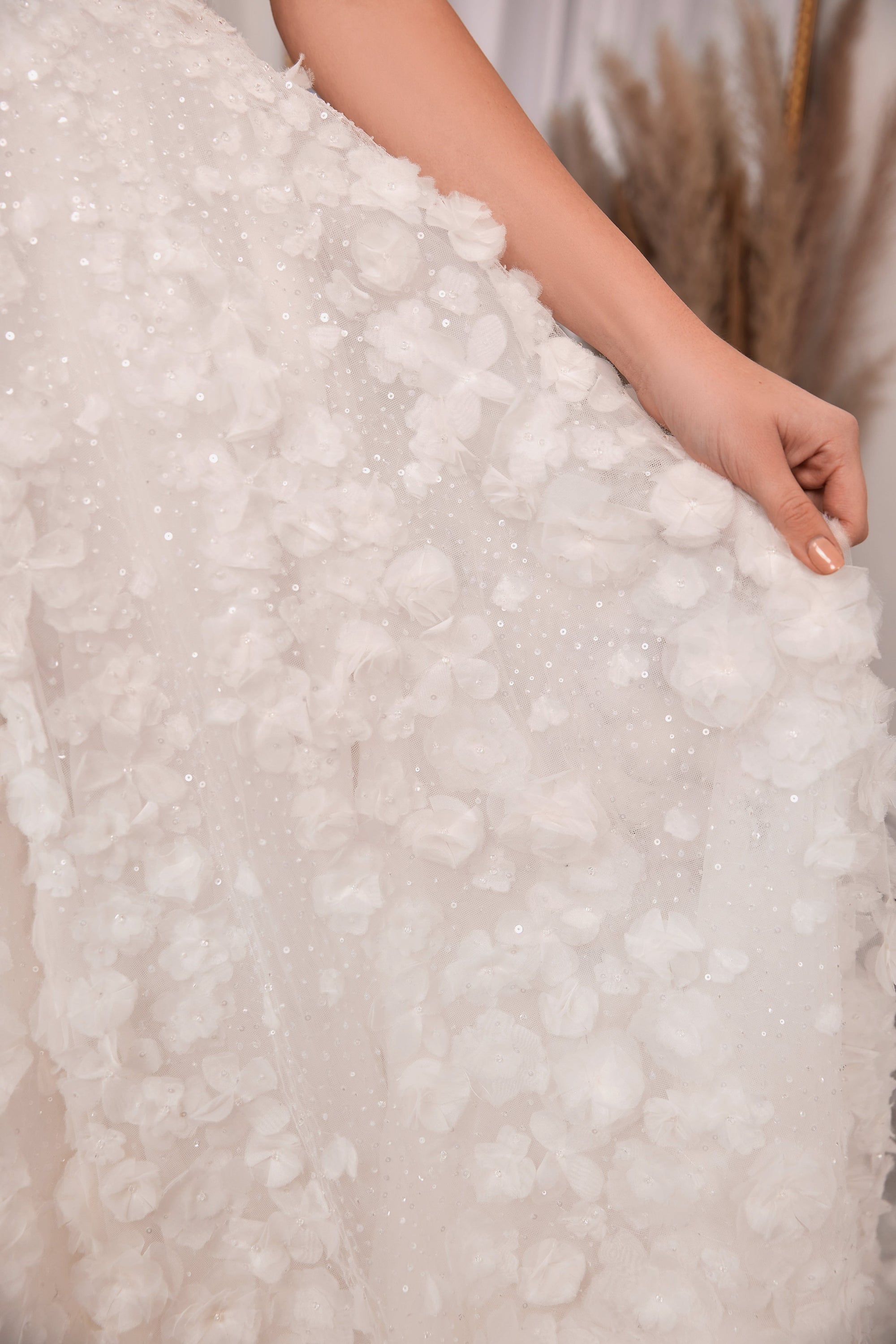 ES1036 - Zinnia beaded wedding dress Enaura bridal