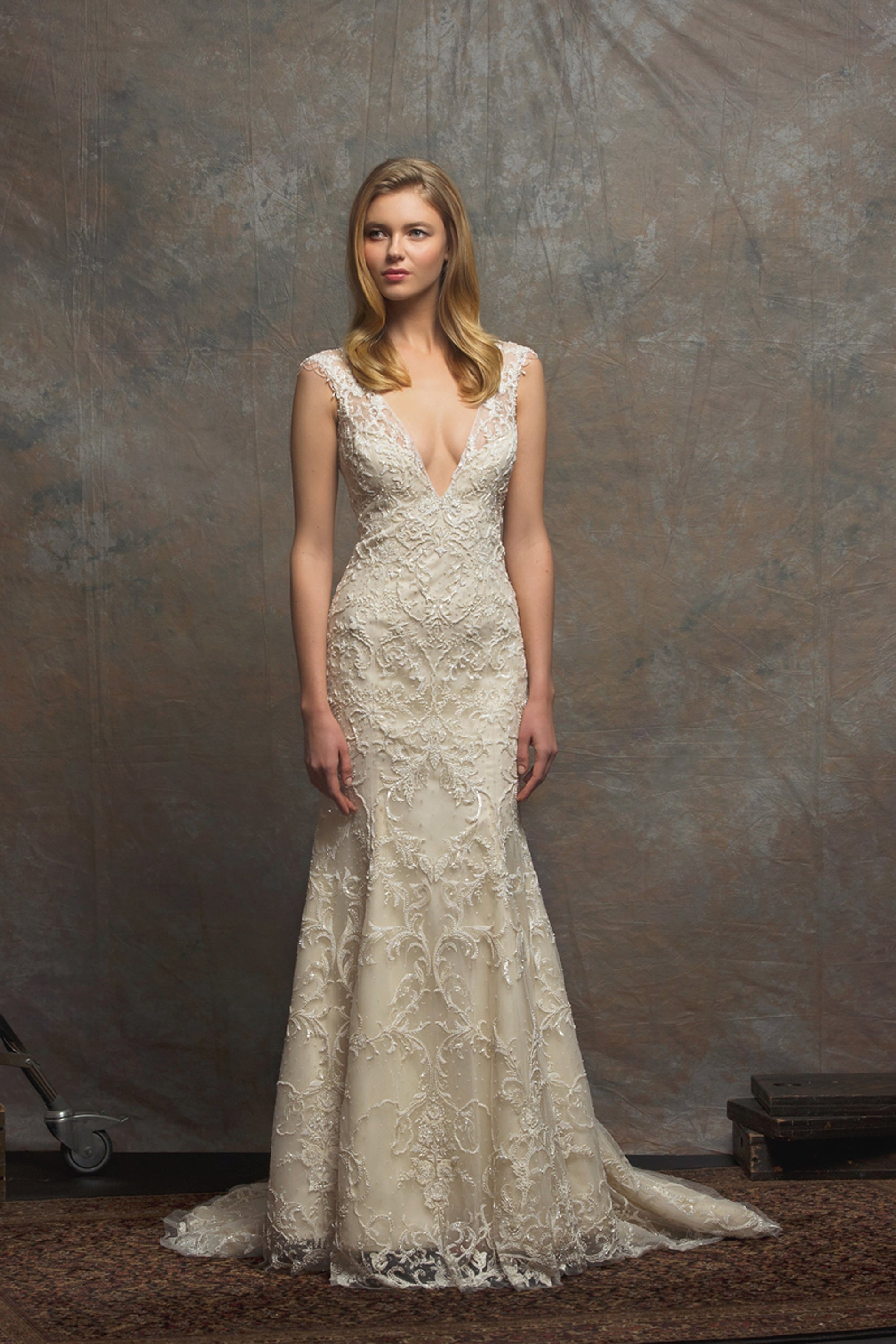 ES757 - Taylor (wholesale) beaded wedding dress Enaura bridal
