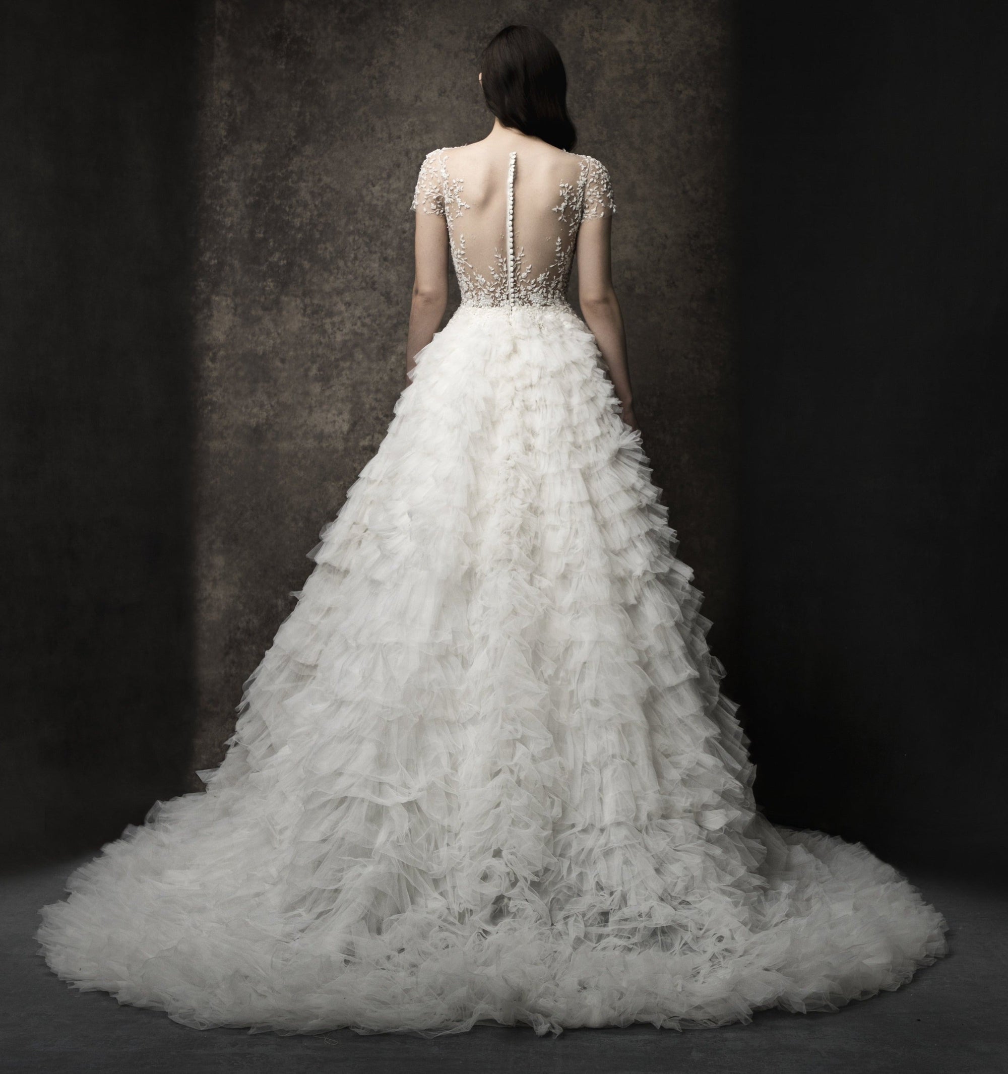 ES865 - Ophelia beaded wedding dress Enaura bridal